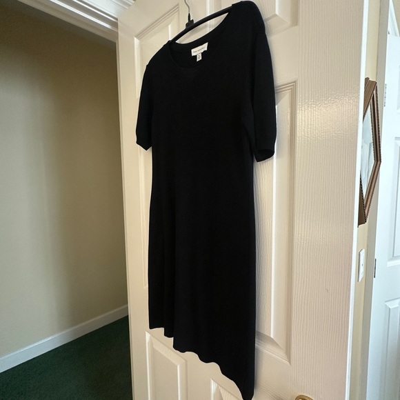 Free Assembly Black Shortsleeve Sweater Dress - Size Small - Picture 2 of 4